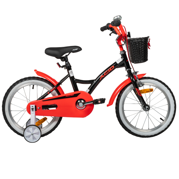 Велосипед 16' ACID Y 160 Black/Red 2026