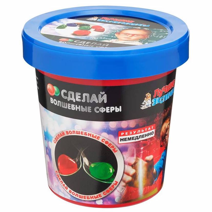 Сделай волшебные сферы, опыт в ведерке