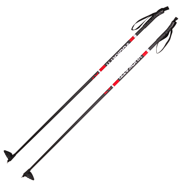 Палки VUOKATTI 115 Black/Red 100% стекловолокно