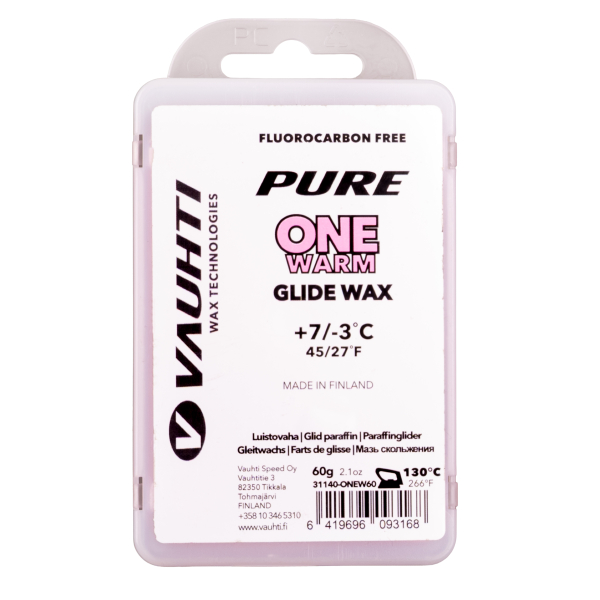 Мазь скольжения VAUHTI PURE ONE WARM +7⁰C/-3⁰C 60 г