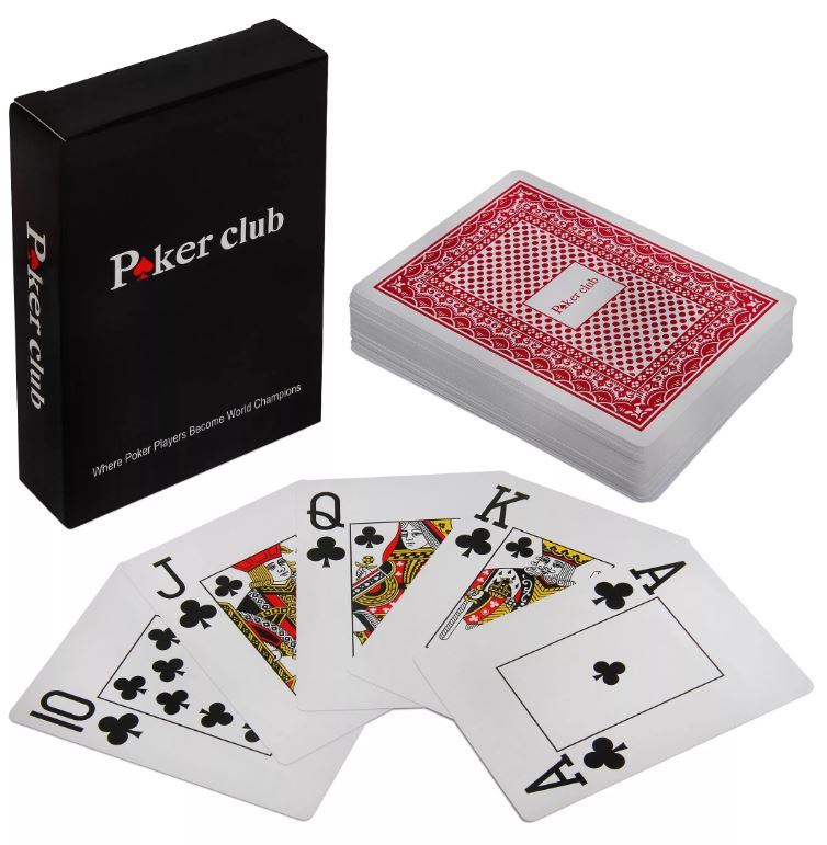 Карты пластиковые Poker club, красные